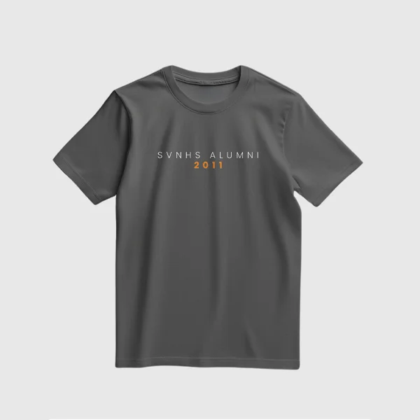 Alumni Shirt Design 2 (Cotton) - Gray