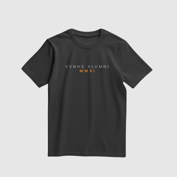 Alumni Shirt Design 2 (Cotton) - Black