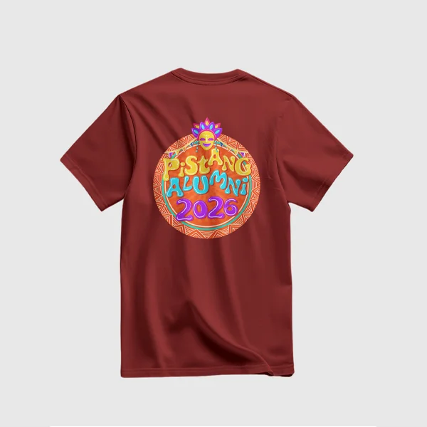 Pistang Alumni Shirt Design 1 (Cotton) - Maroon