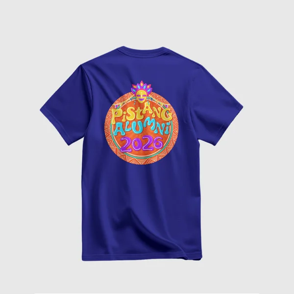 Pistang Alumni Shirt Design 1 (Cotton) - Navy Blue