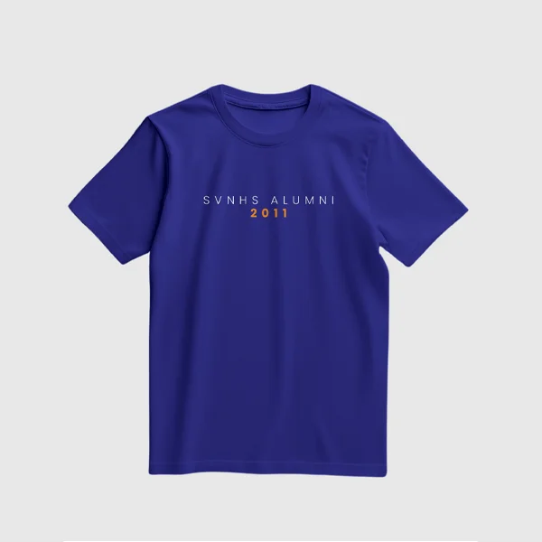 Pistang Alumni Shirt Design 1 (Cotton) - Navy Blue