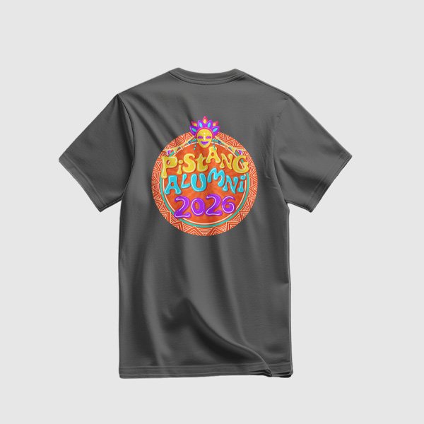 Pistang Alumni Shirt Design 1 (Cotton) - Gray