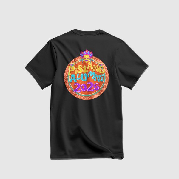 Pistang Alumni Shirt Design 1 (Cotton) - Black