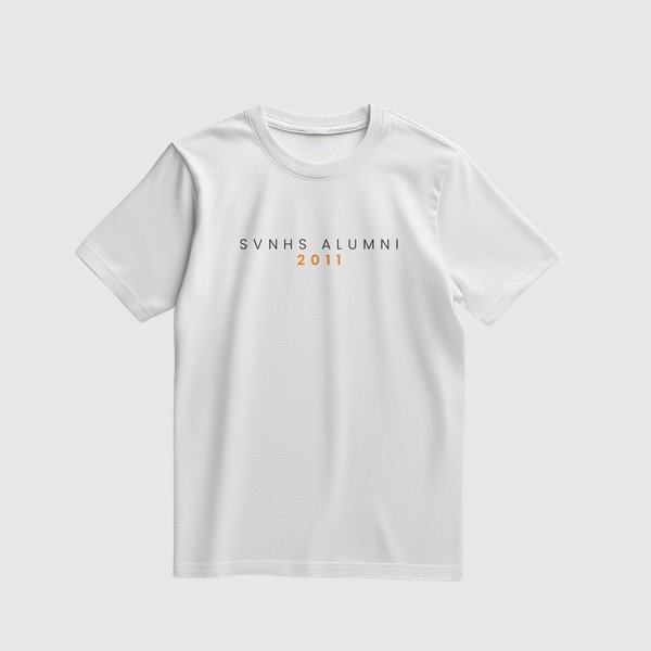 Pistang Alumni Shirt Design 1 (Cotton) - White