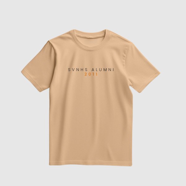 Pistang Alumni Shirt Design 1 (Cotton) - Pastel Orange