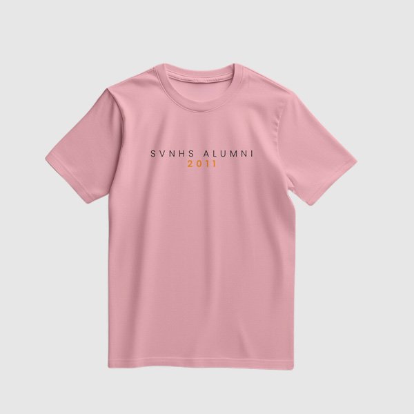 Pistang Alumni Shirt Design 1 (Cotton) - Light Pink