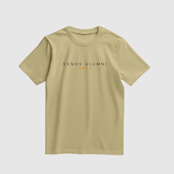 Alumni Shirt Design 2 (Cotton) - Khaki Brown