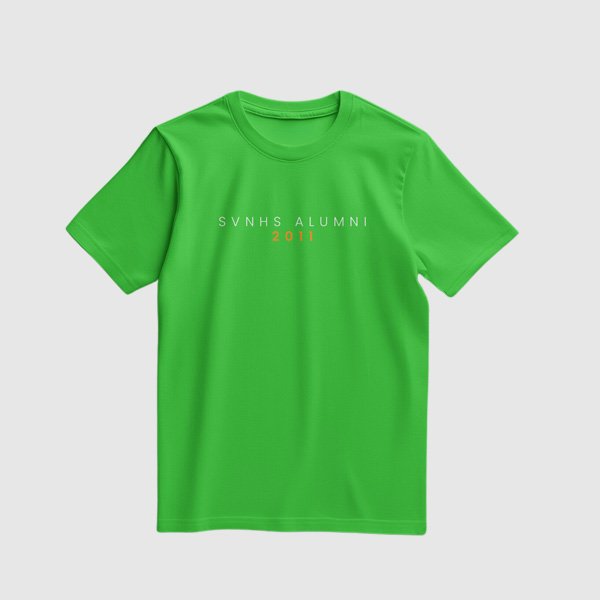 Alumni Shirt Design 2 (Cotton) - Lime Green