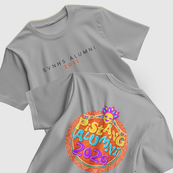 Pistang Alumni Shirt Design 1 (Active Dry) - Dark Gray