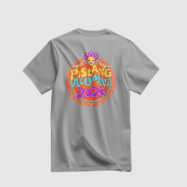 Pistang Alumni Shirt Design 1 (Active Dry) - Dark Gray
