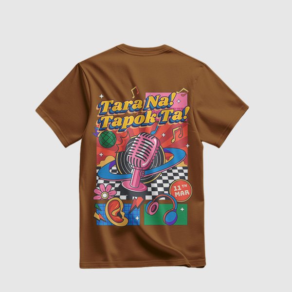 Alumni Shirt Design 2 (Active Dry) - Choco Brown