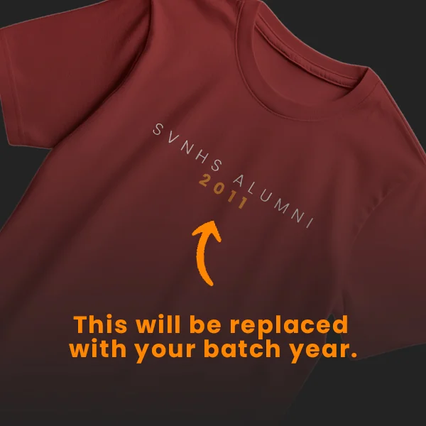 Alumni Shirt Design 2 (Active Dry) - Neon Orange